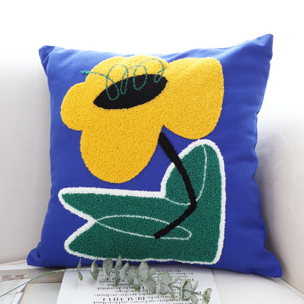 Embroidered Cushion Cover – 3 Elegant Designs (45x45cm)