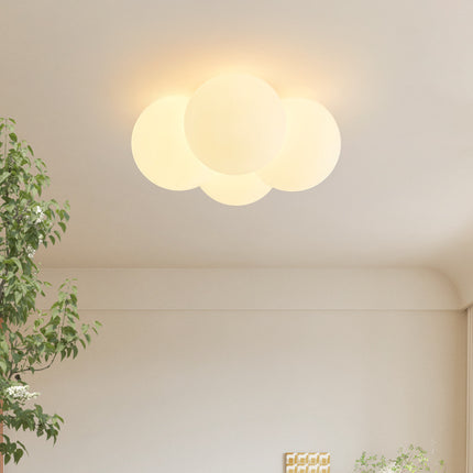 Modern Minimalist Cloud Ceiling Light – 4-Head LED Fixture | Ceiling & Chandelier