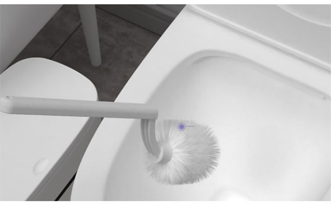 Narrow slit toilet trash bin with lid