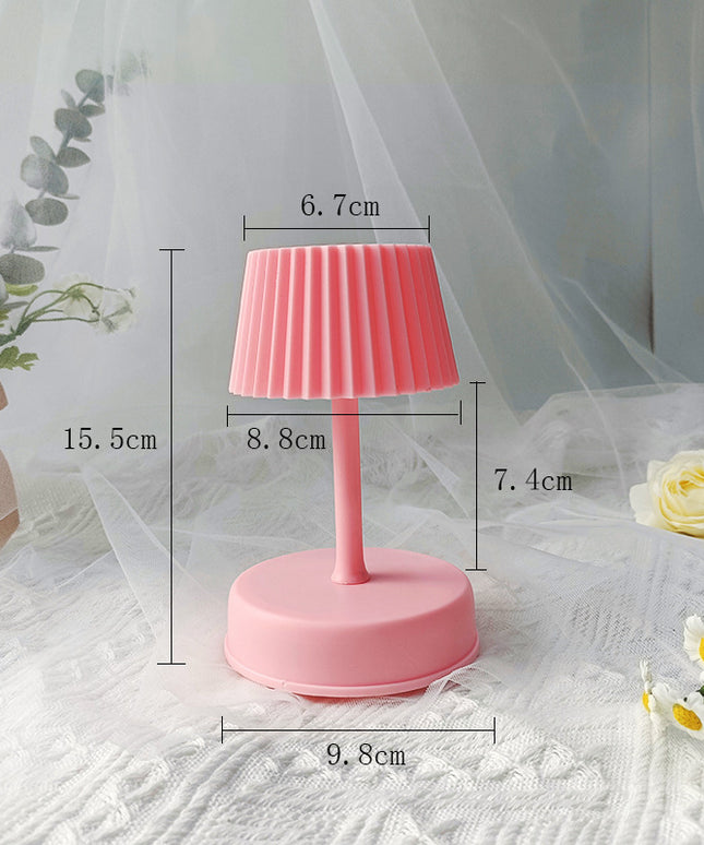 Retro Music Mini Table Lamp with Lighting & Music – Pink, Blue, Purple, Red | Ikeame