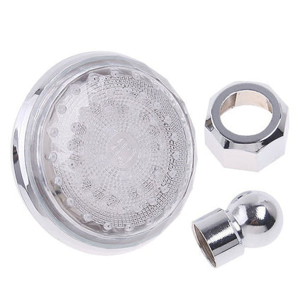 LED Disco Rainfall Shower Head – Temperature Control | ABS Thread Installation