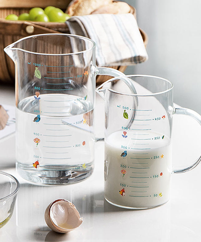 Large-Capacity Glass Measuring Cup – Kitchen Baking Tool | Ikeame