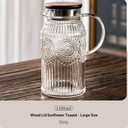 High-borosilicate Glass Cold Water Pitcher High-temperature Resistant