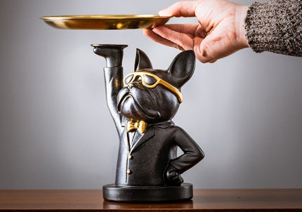 French Bulldog Key Storage Tray Luxury Decor
