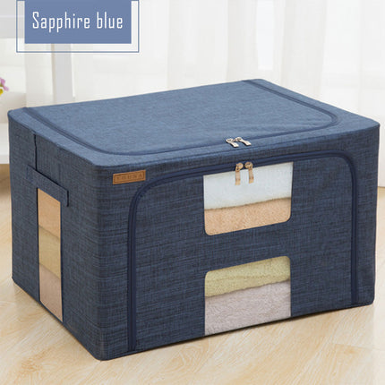 Fabric Storage Box with Zipper 20L Oxford Cloth Organiser