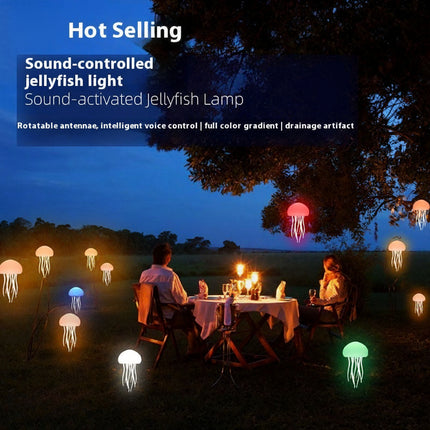 Jellyfish Mood Lamp RGB Night Light | Voice Control Atmosphere Lamp