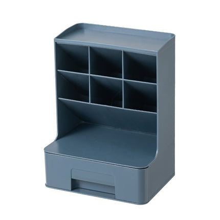 Acrylic Pen Holder with Drawer – Clear Desk Organiser Storage Box