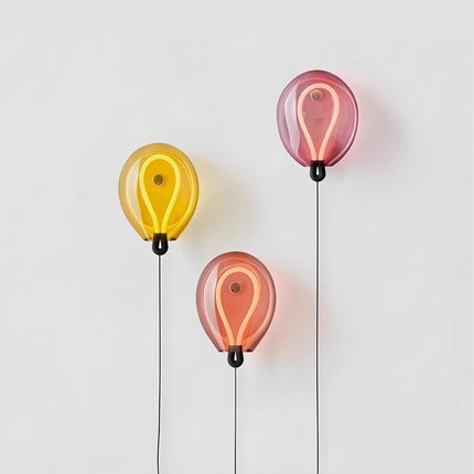 Balloon Shape Background Wall Bulla Wall Lamp Post-modern Designer Bedroom Aisle Stairs Ambience Light