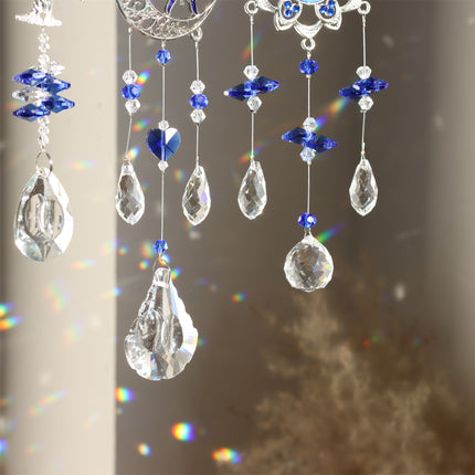 Devil's Eye Sunshine Catcher Lucky Tree Crystal Ornaments Outdoor Garden Home Window Hanging Decorations