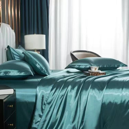 Silk Bedding Set | Luxury Duvet Cover 4 Piece