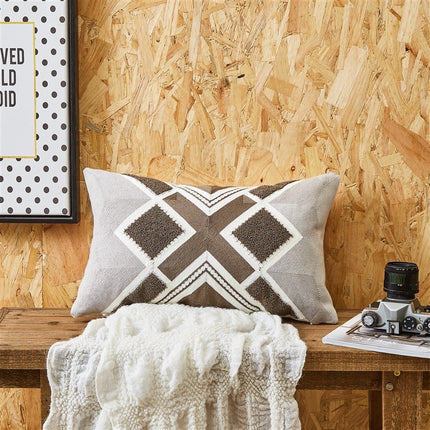 Geometric Embroidered Cushion Covers - 29 Designs | Modern Nordic Pillowcases