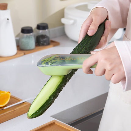 Mess-Free Fruit and Veg Peeler with Peel Collection Box