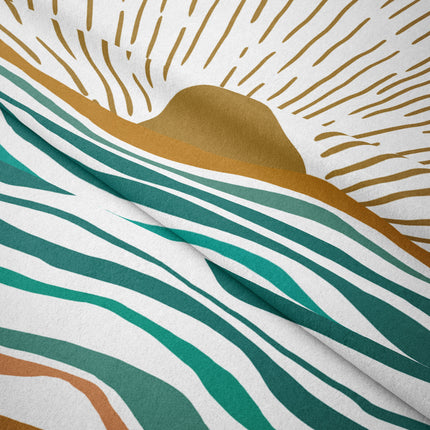 Sunset Ocean Tapestry | Boho Coastal Wall Hanging