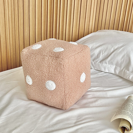 Dice Plush Cushion – Sofa Pillow in 5 Colours | Fun Home Décor