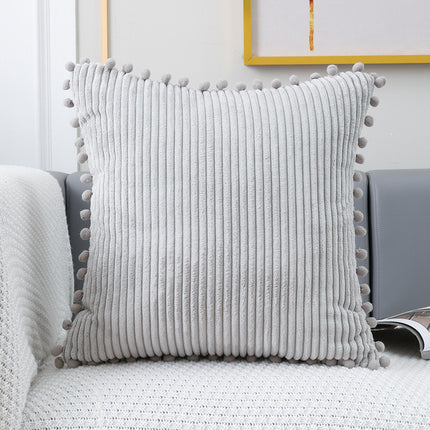 Cosy Corduroy Cushions with Bobble Edging