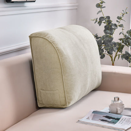 Supportive Backrest Pillow – Elegant Comfort in Smokey Grey, Luxury Blue and Pink