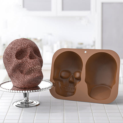 Silicone Skull Shaped Baking Mold – Cake, Chocolate, Jelly | Ikeame