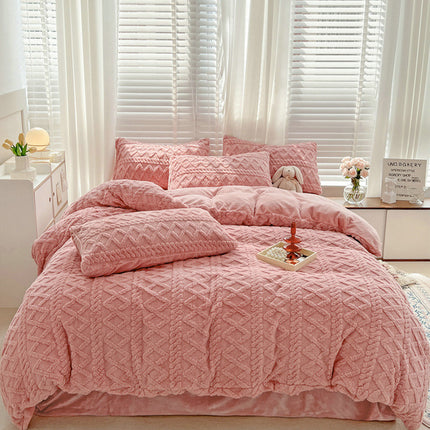 Plush Fleece Bedding Set | Warm Winter Duvet Cover
