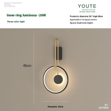 Bedroom Bedside Lamp Living Room Background Wall Lamp