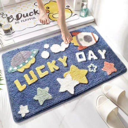 Simple Home Bathroom Non-slip Decorative Floor Mat