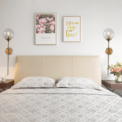 Simple Glass Wall Lamp Creative Bedroom Bedside Lamp