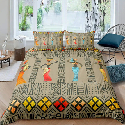 African national bedding suit with pringting – Trendy & Practical for Daily Living