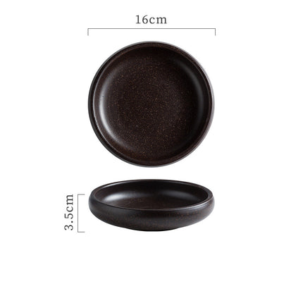 Small Dish Seasoning Ceramic Circular