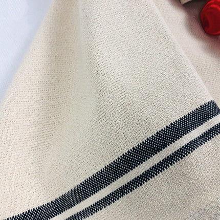 Absorbent Cotton Tea Towel – Classic Stripe Kitchen Cloth | Ikeame