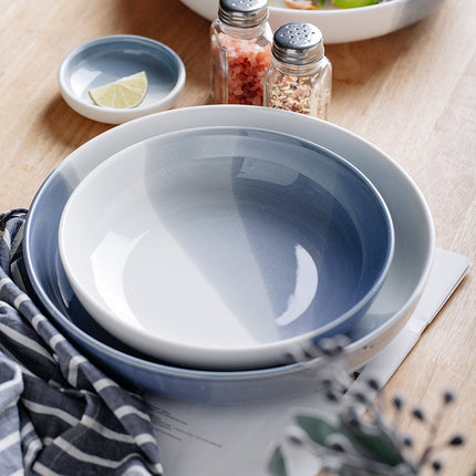 Porcelain Blue Ombre Bowls 💙 – Nordic Style, small or large