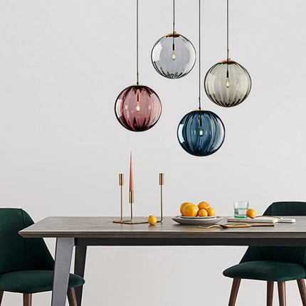 Modern Water-Wave Glass Ball Chandelier – Nordic Style | 10 Colours