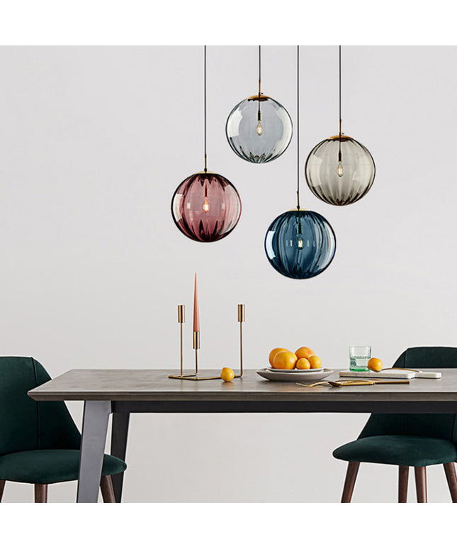 Modern Water-Wave Glass Ball Chandelier – Nordic Style | 10 Colours