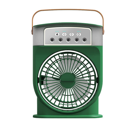 Portable USB Air Cooler Fan | Mist Cooling Fan with LED Light