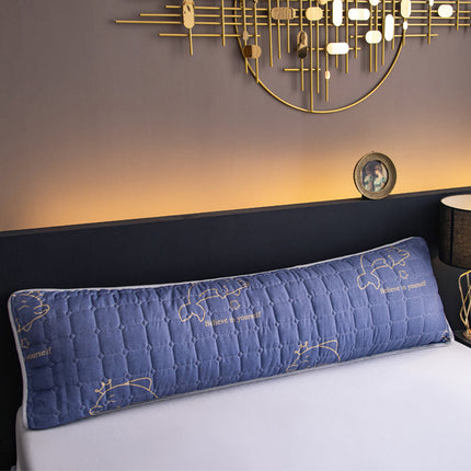 Waterproof Quilted Long Double Pillowcase – Perfect for Couples and Large Beds