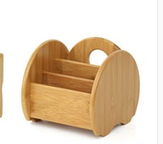 Bamboo Desktop Storage Box Multi-Purpose Organiser
