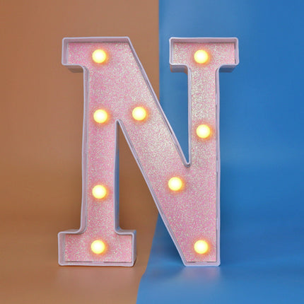 Night Light English Letter Lamp Birthday Party