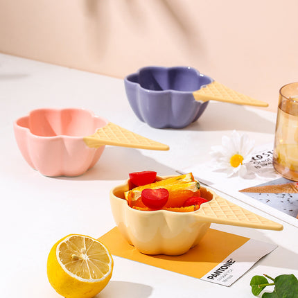 Ice Cream Cone Porcelain Dish 🍦 – 4 Colours