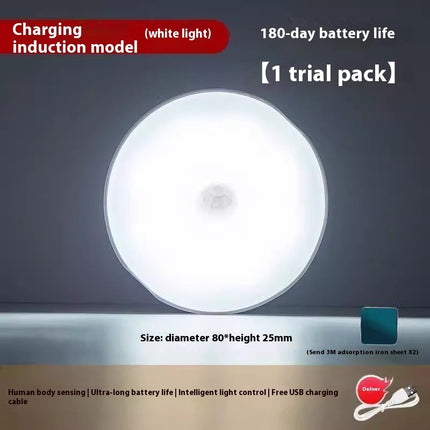 Rechargeable Round LED Wall Lights – Motion Sensor | Long Battery Life