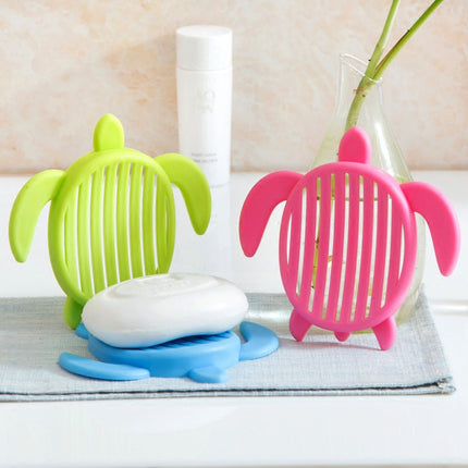 Creative tortoise bathroom soap holder