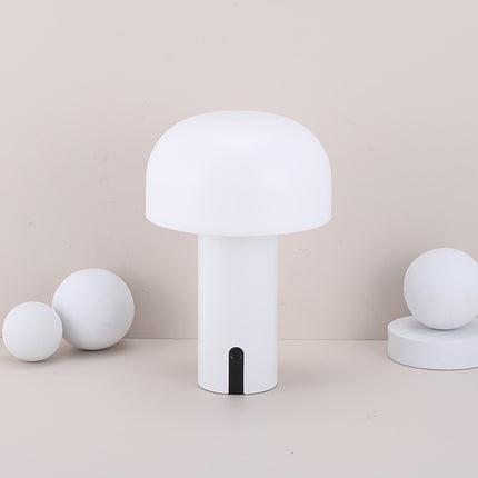 Mushroom LED Bedside Touch Night Light – Rechargeable | Pink, Green, White