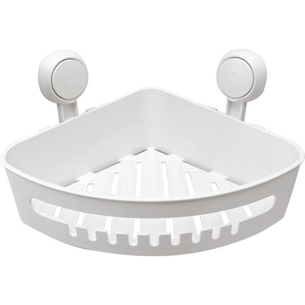 No-Drill Wall Hanging Bathroom Shelf with Double Hook