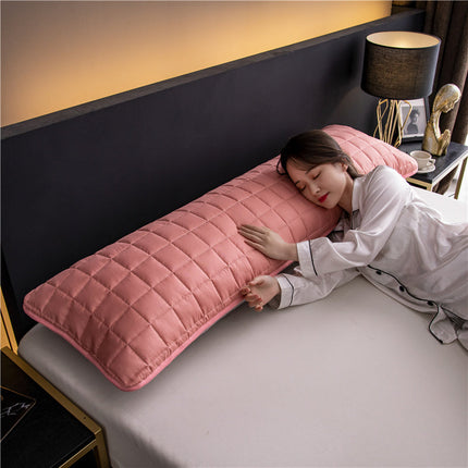Waterproof Quilted Long Double Pillowcase – Perfect for Couples and Large Beds