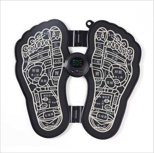 Portable Foot Pad Massager – Rechargeable Folding Foot Massage Board