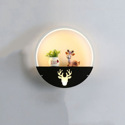 Nordic LED Wall Lights – Deer, Swan, & Dog | Warm & Tri-Colour Options
