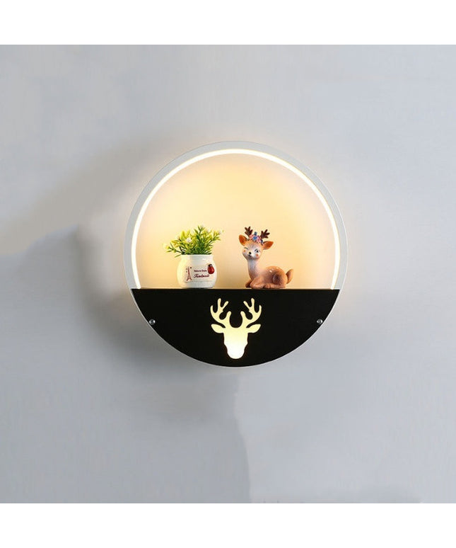 Nordic LED Wall Lights – Deer, Swan, & Dog | Warm & Tri-Colour Options