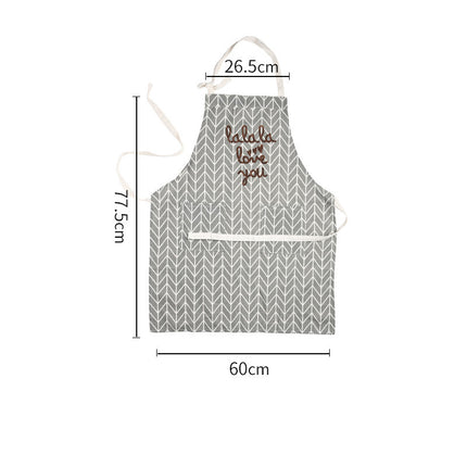 Waterproof & Oil Repellent Cotton Kitchen Apron and Oven Gloves – Yellow or Monochrome | Sold Separately or as a Set