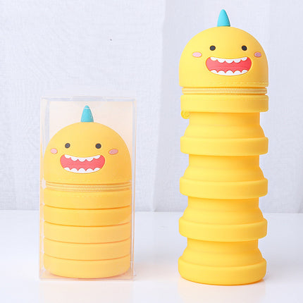 Cute Silicone Retractable Pen Holder – Expandable Desk Organiser