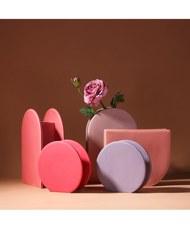Soft Tone Ceramic Vase | Minimalist Modern Decorative Vase