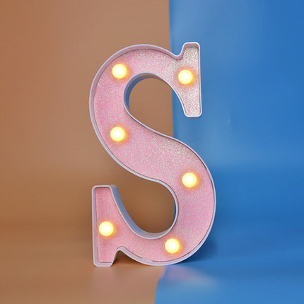 Night Light English Letter Lamp Birthday Party