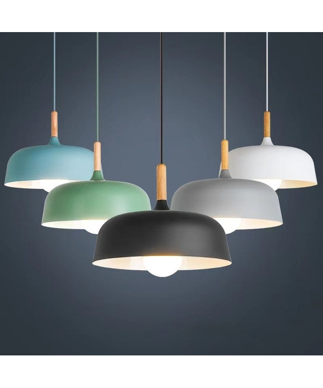 Modern Minimalist Pendant Chandelier – Colourful Ceiling Light (32cm / 35cm / 45cm)