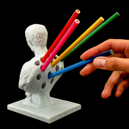 🗿 Statue Pen Holder – Where Organisation Meets Art